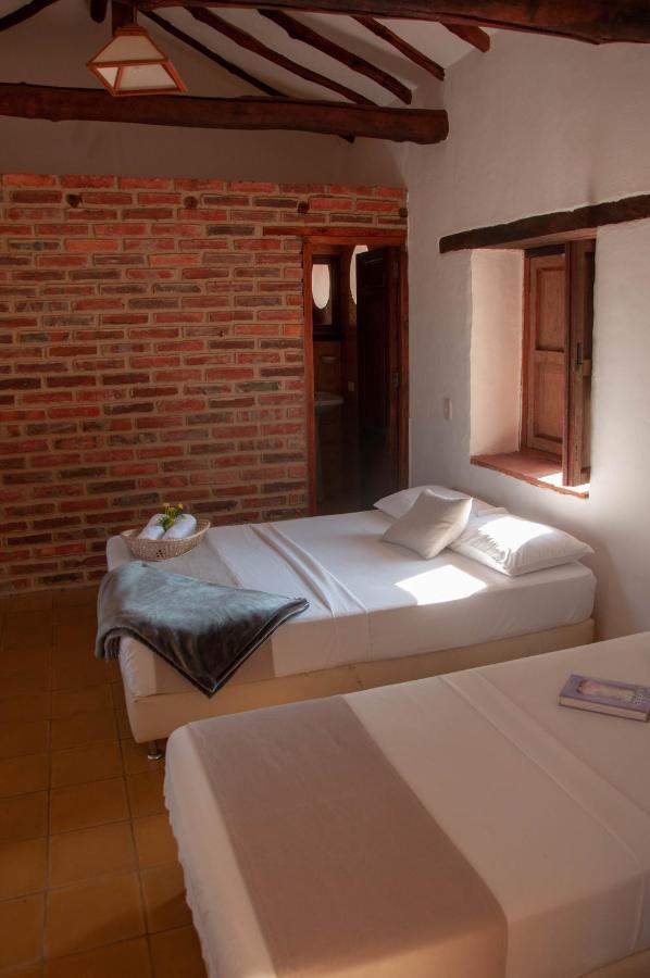 La Juanita Hostel Barichara Buitenkant foto